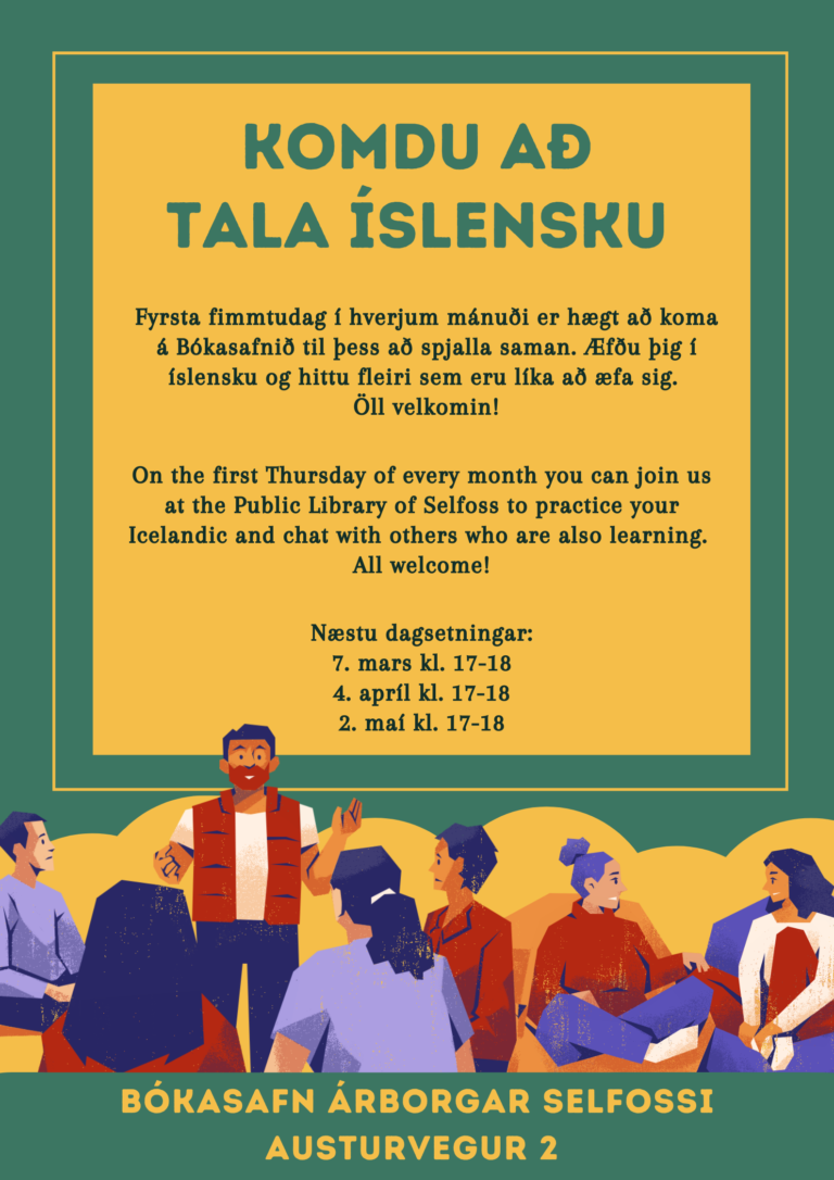 Komdu A Tala slensku Fj lmenning rborg